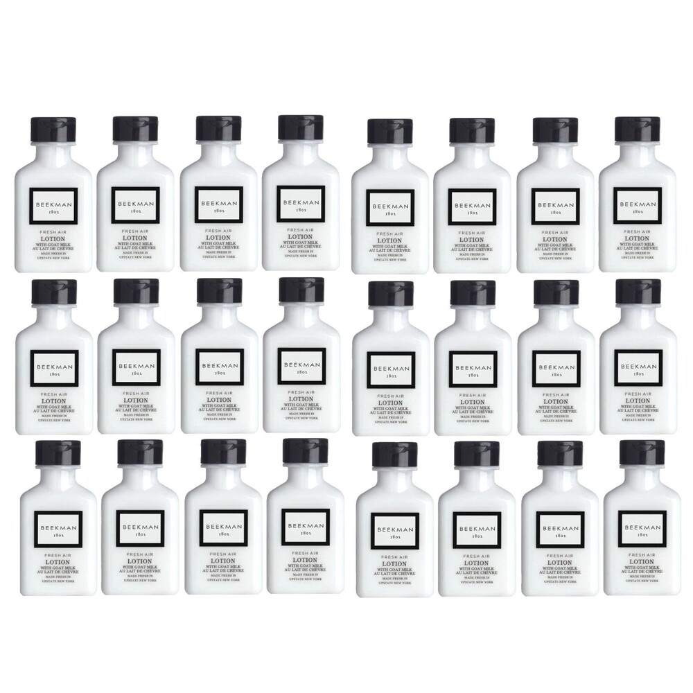 Beekman 1802 Fresh Air Lotion Lot of 24 Bottles 1 Fl oz each Travel Set NEW